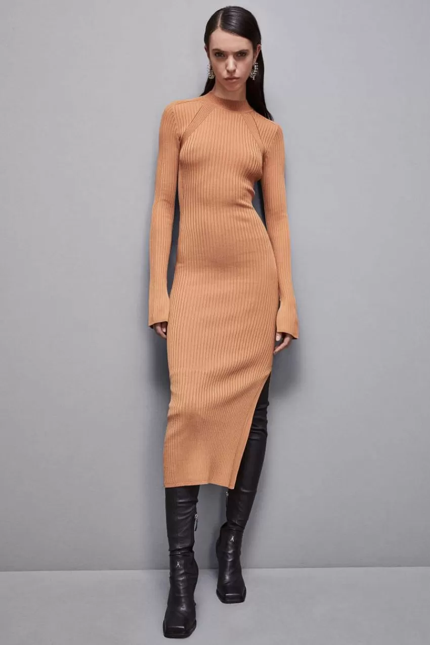 abito_a_costine_in_misto_viscosa_5.webp Patrizia Pepe Lunghi | In Maglia<Abito a costine in misto viscosa