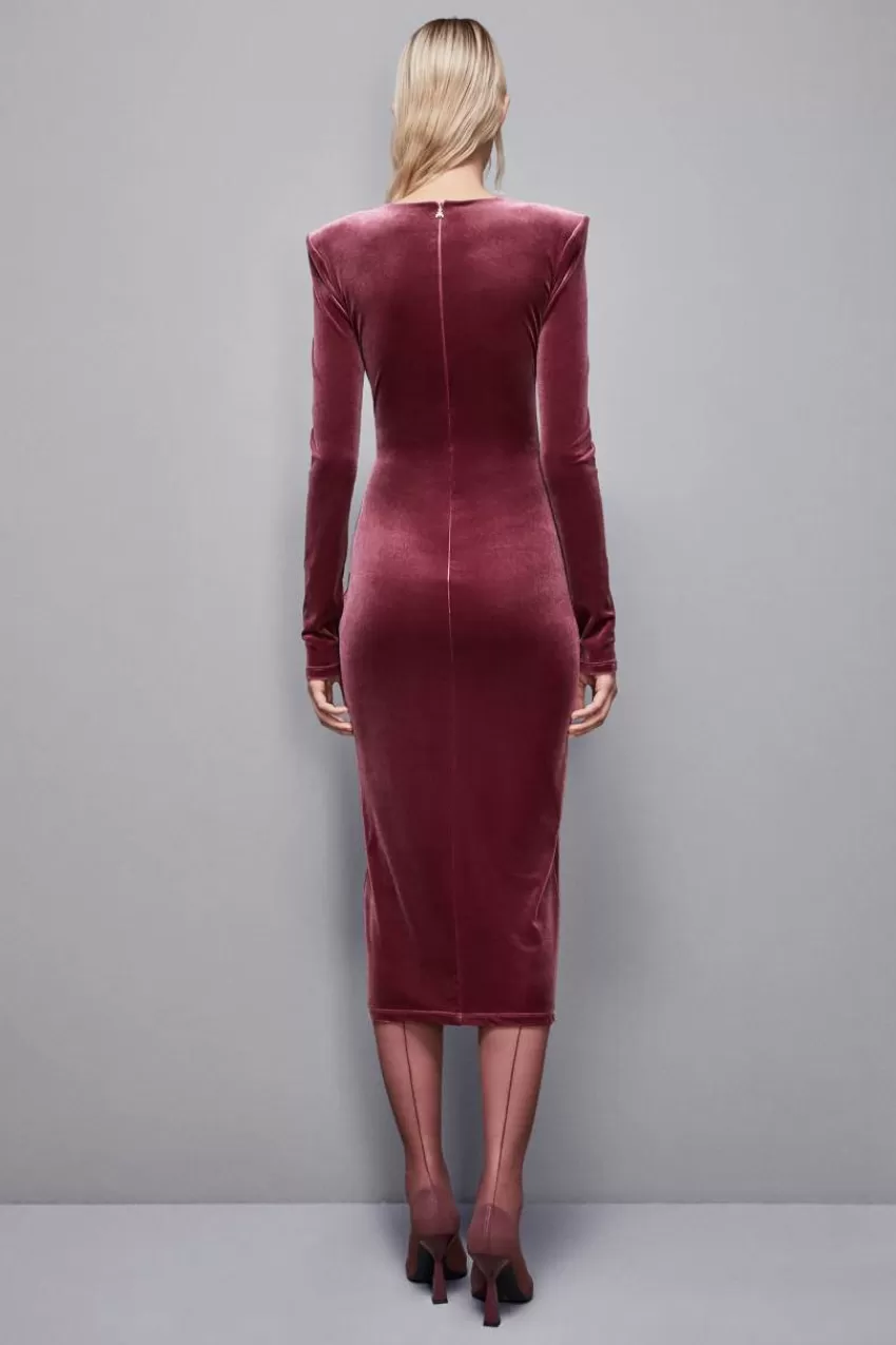 abito_bustier_in_velluto_essential_2-1.webp Patrizia Pepe Midi<Abito bustier in velluto Essential