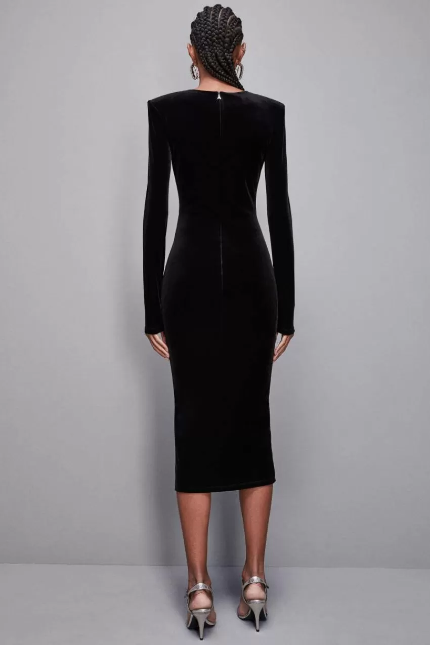 abito_bustier_in_velluto_essential_2.webp Patrizia Pepe Midi<Abito bustier in velluto Essential