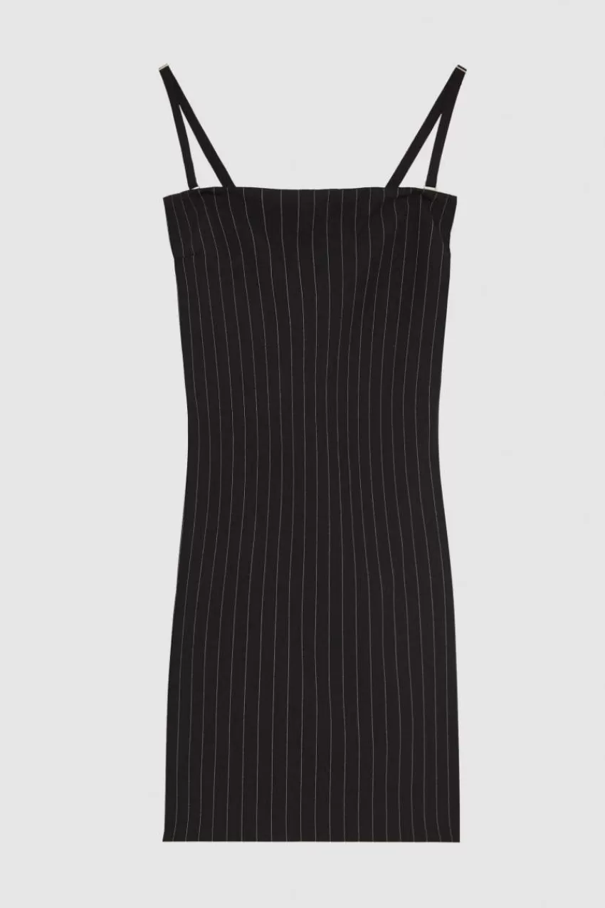 abito_bustier_mini_gessato_4.webp Patrizia Pepe Mini<Abito bustier mini gessato