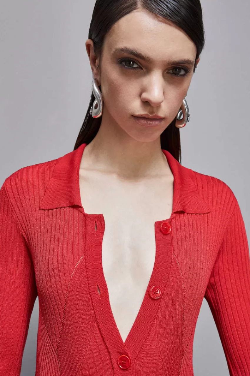 abito_chemisier_in_misto_viscosa_3.webp Patrizia Pepe Lunghi | In Maglia<Abito chemisier in misto viscosa