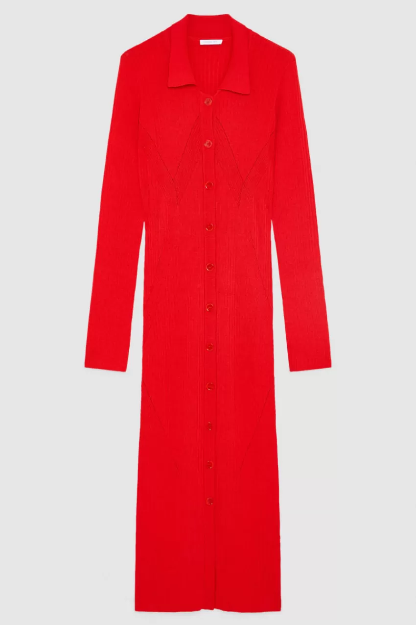 abito_chemisier_in_misto_viscosa_4.webp Patrizia Pepe Lunghi | In Maglia<Abito chemisier in misto viscosa