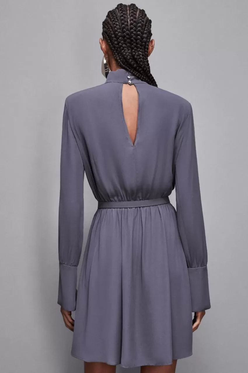 abito_con_cintura_in_twill_essential_2-1.webp Patrizia Pepe Mini<Abito con cintura in twill Essential