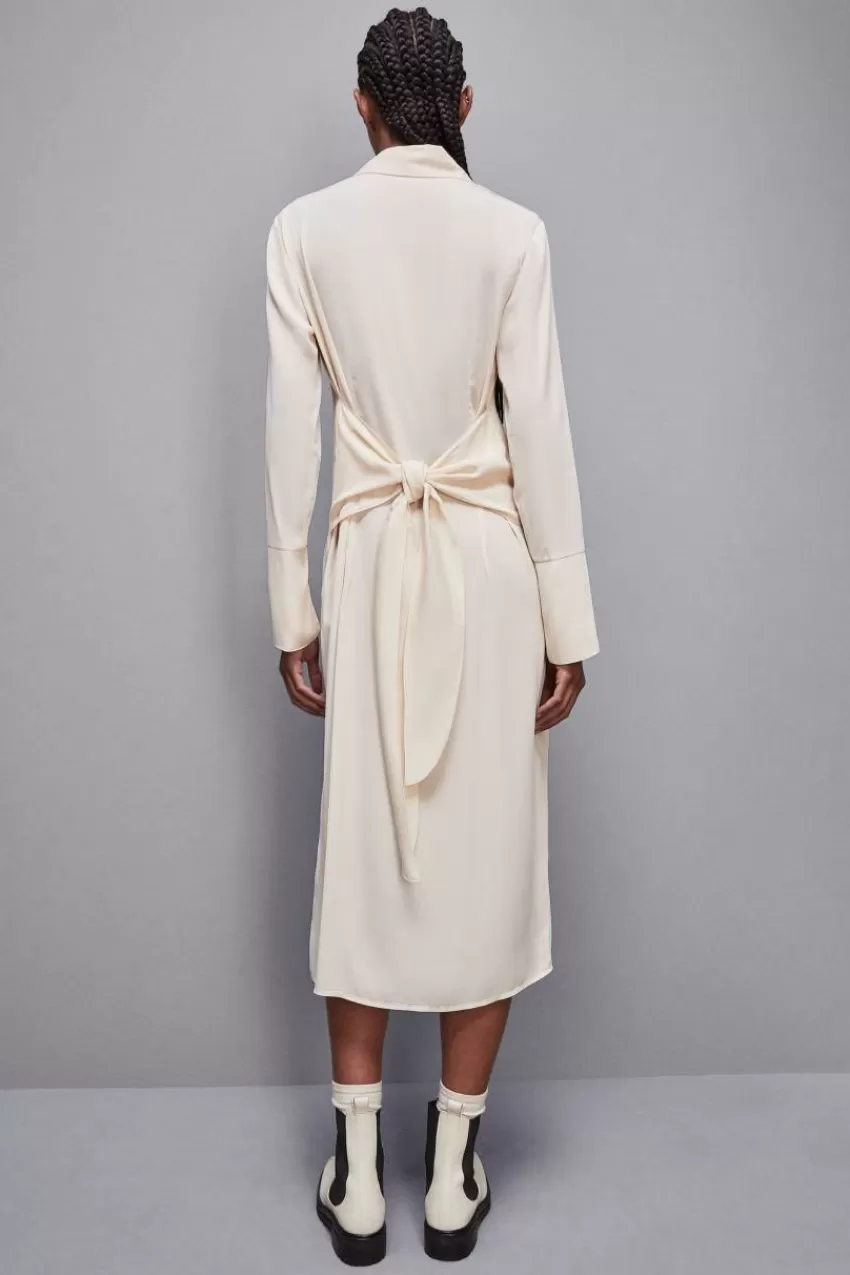 abito_con_fusciacca_in_twill_essential_2-2.webp Patrizia Pepe Midi<Abito con fusciacca in twill Essential