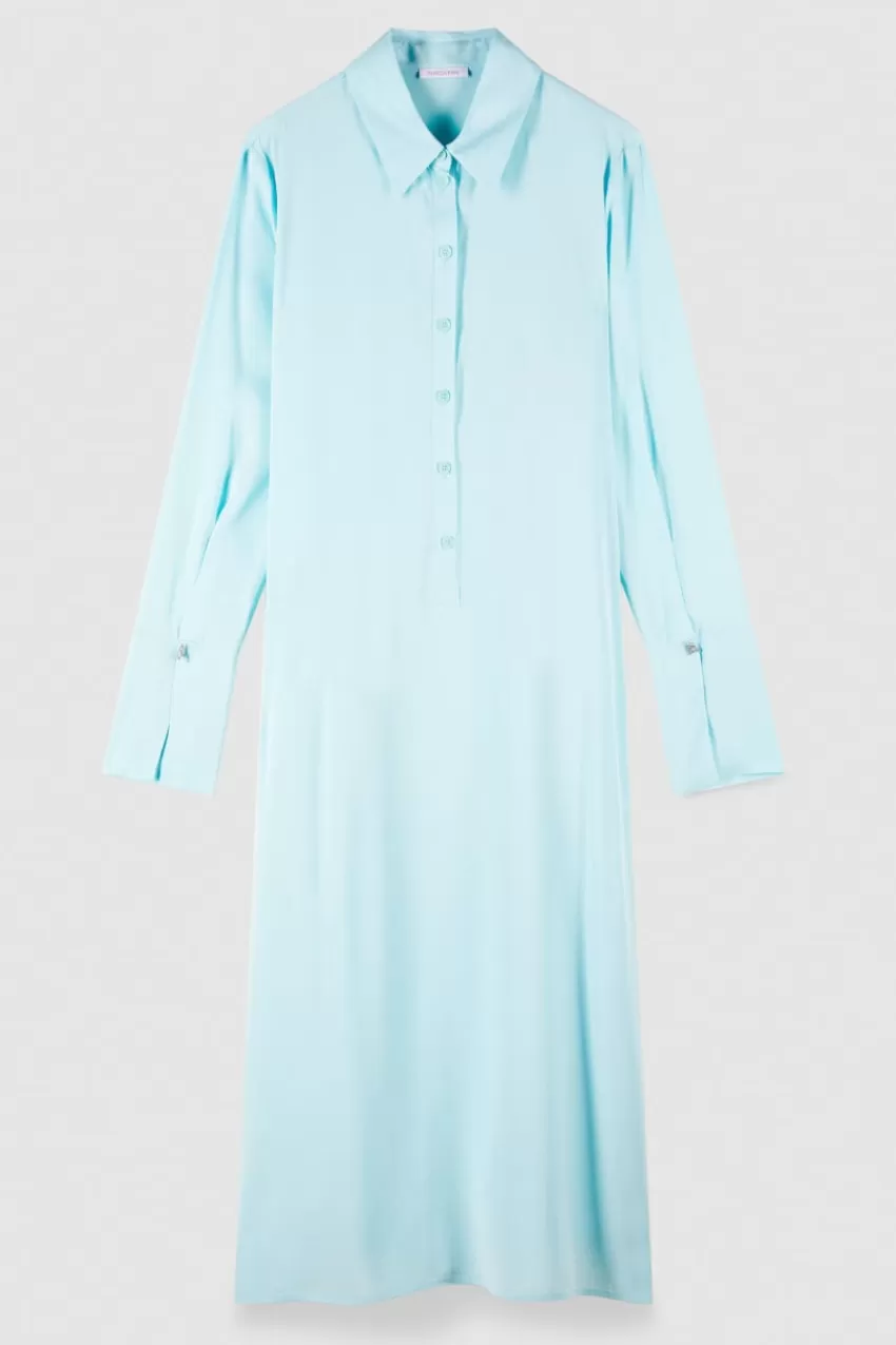 abito_con_fusciacca_in_twill_essential_4-1.webp Patrizia Pepe Midi<Abito con fusciacca in twill Essential