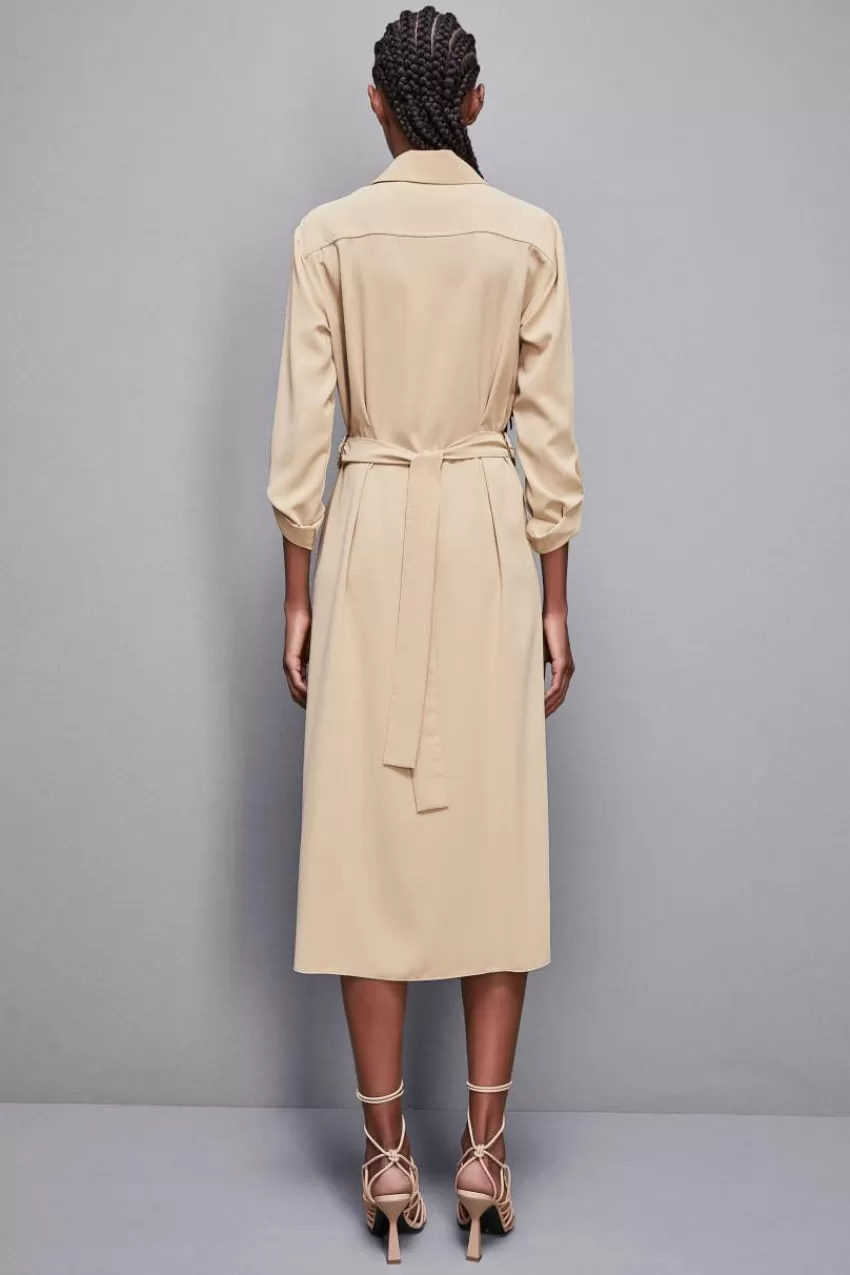 abito_maniche_lunghe_chemisier_2-2.webp Patrizia Pepe Midi<Abito maniche lunghe chemisier