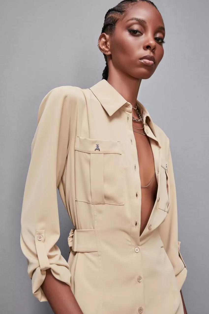 abito_maniche_lunghe_chemisier_3-2.webp Patrizia Pepe Midi<Abito maniche lunghe chemisier