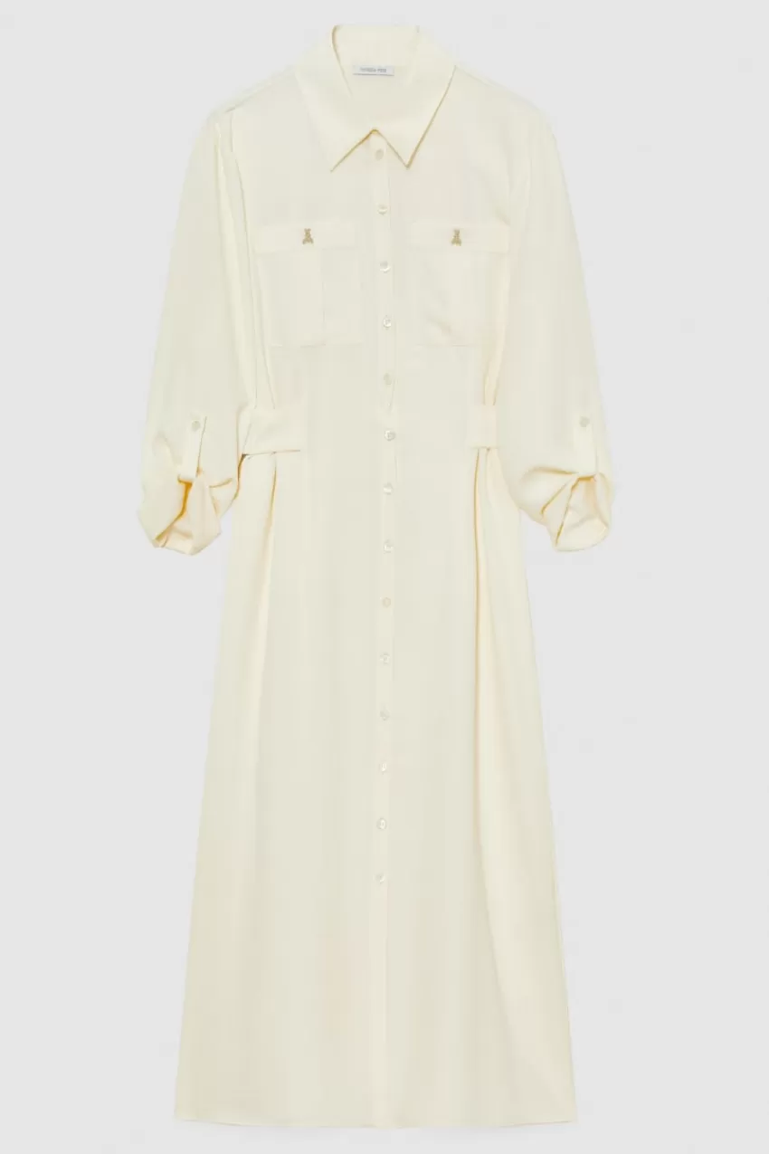 abito_maniche_lunghe_chemisier_4-1.webp Patrizia Pepe Midi<Abito maniche lunghe chemisier