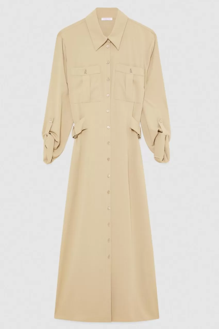 abito_maniche_lunghe_chemisier_4-2.webp Patrizia Pepe Midi<Abito maniche lunghe chemisier