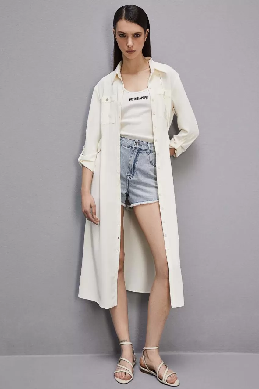 abito_maniche_lunghe_chemisier_5-1.webp Patrizia Pepe Midi<Abito maniche lunghe chemisier