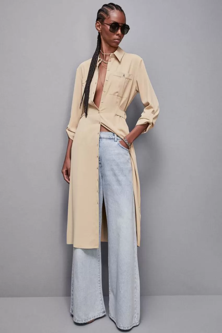 abito_maniche_lunghe_chemisier_5-2.webp Patrizia Pepe Midi<Abito maniche lunghe chemisier