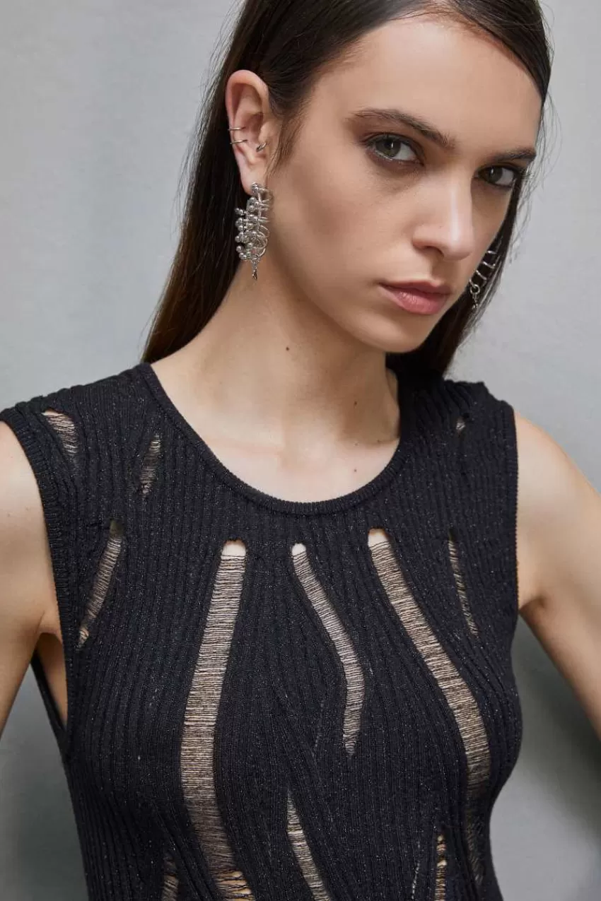 abito_maxi_senza_maniche_3.webp Patrizia Pepe Lunghi | In Maglia<Abito maxi senza maniche