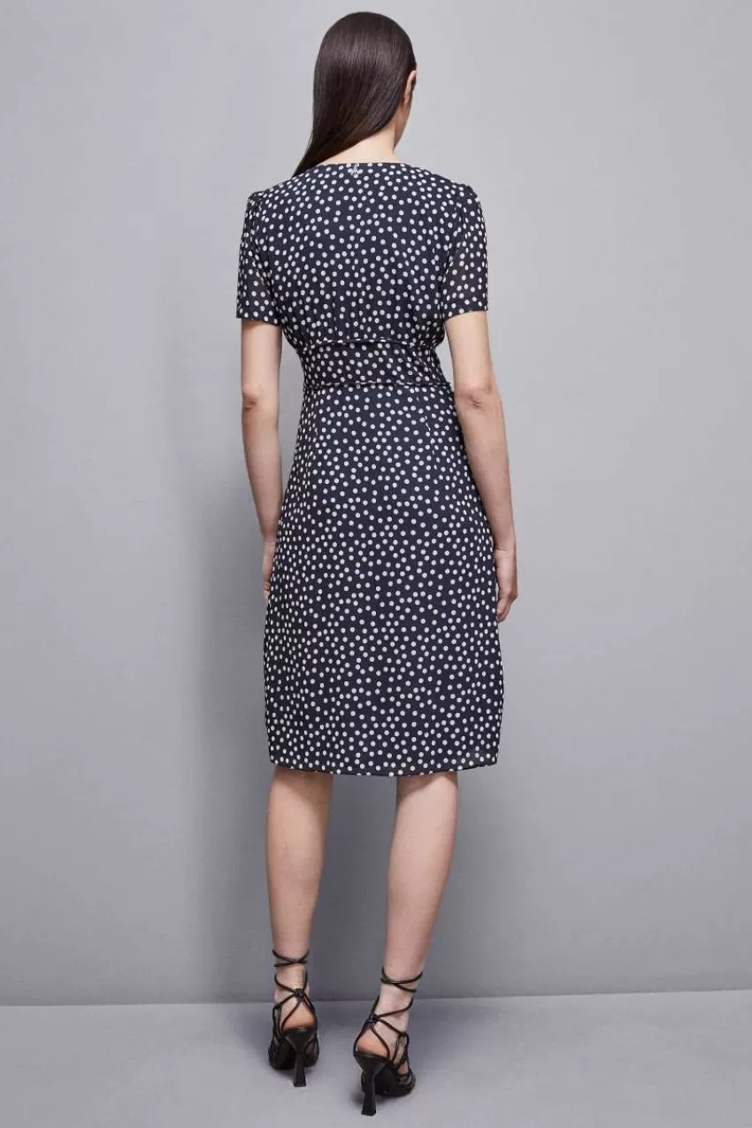 abito_midi_fantasia_in_georgette_2.webp Patrizia Pepe Midi<Abito midi fantasia in georgette