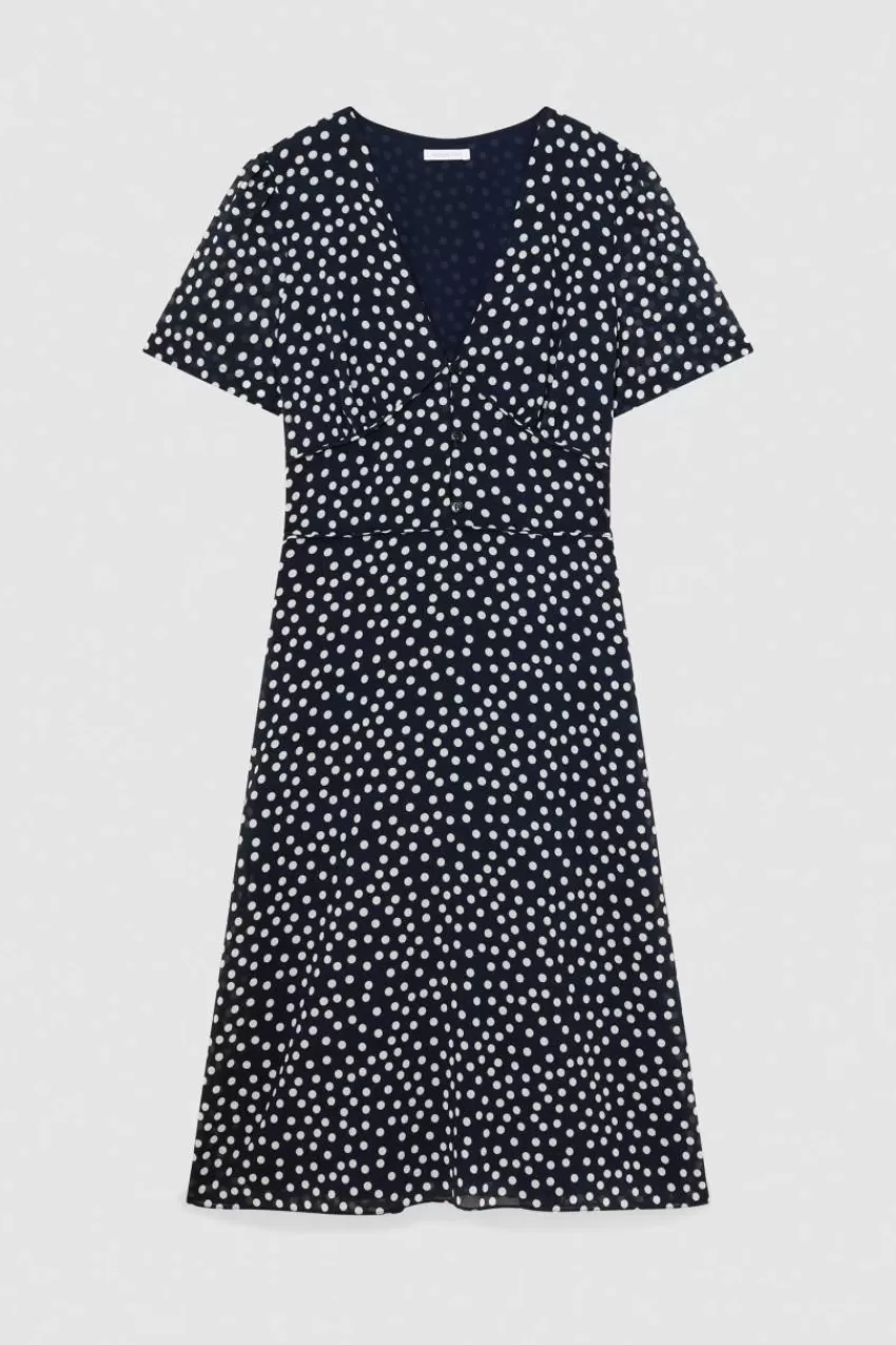 abito_midi_fantasia_in_georgette_4.webp Patrizia Pepe Midi<Abito midi fantasia in georgette