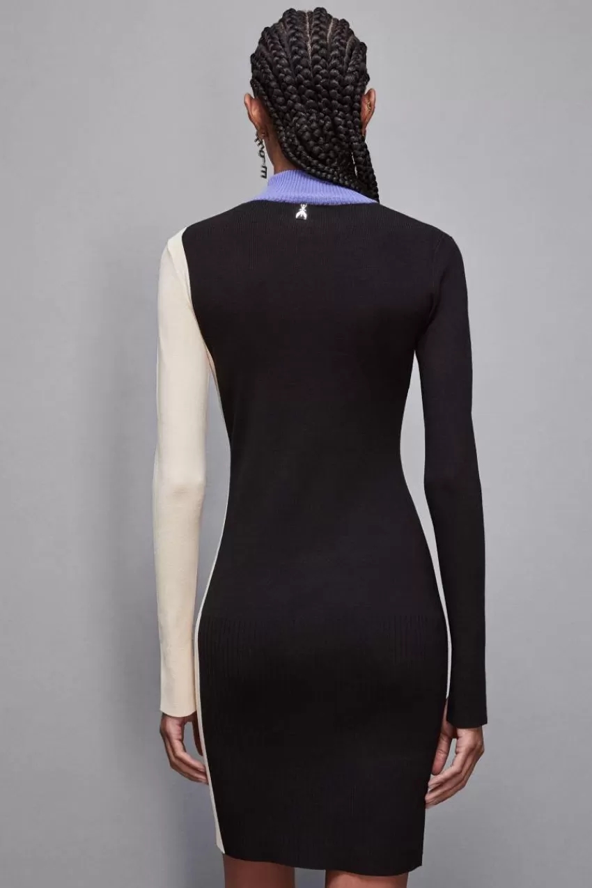 Patrizia Pepe Midi | In Maglia<Abito Midi in maglia color block
