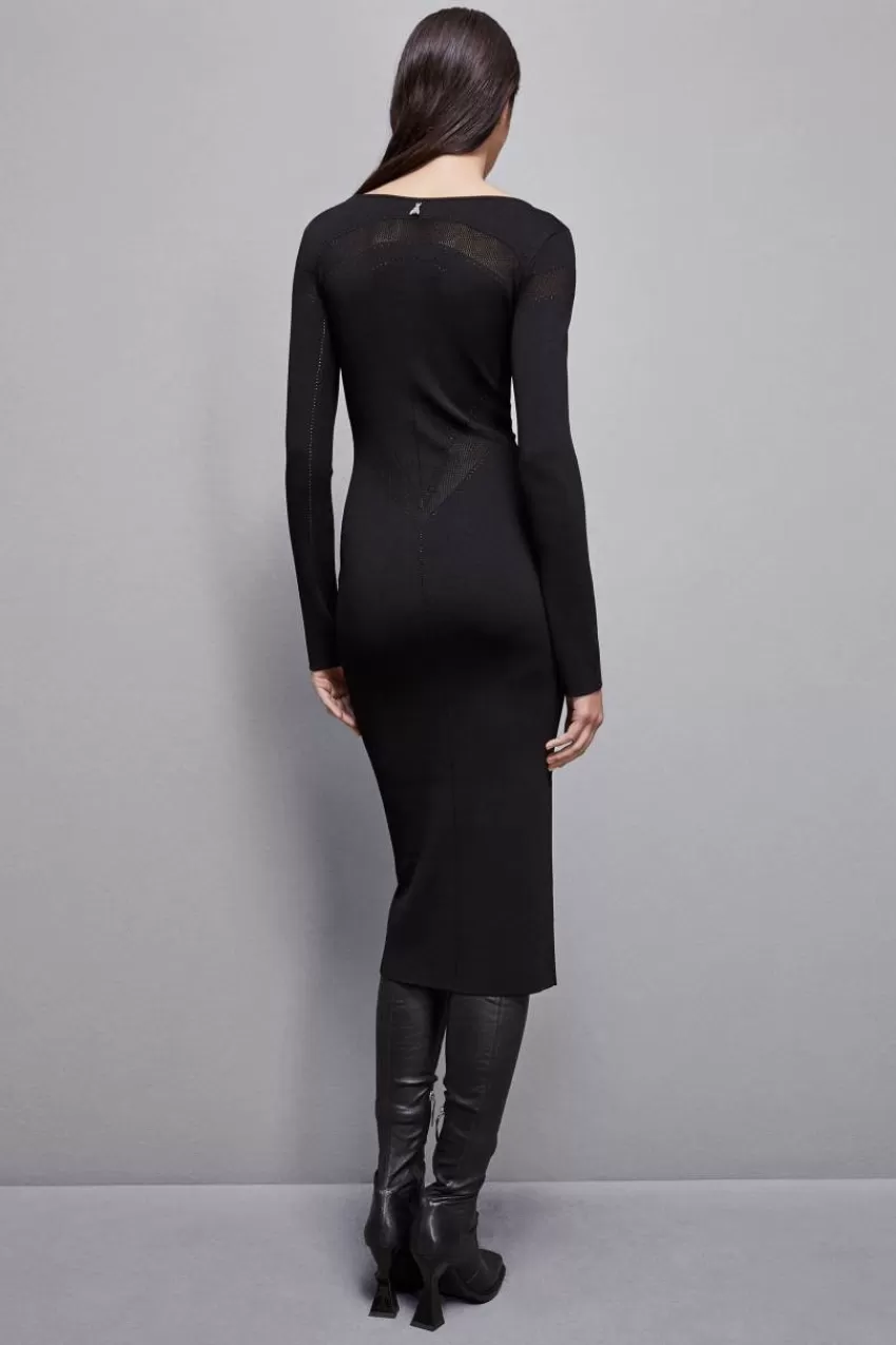 abito_midi_in_misto_viscosa_2.webp Patrizia Pepe Midi | In Maglia<Abito midi in misto viscosa