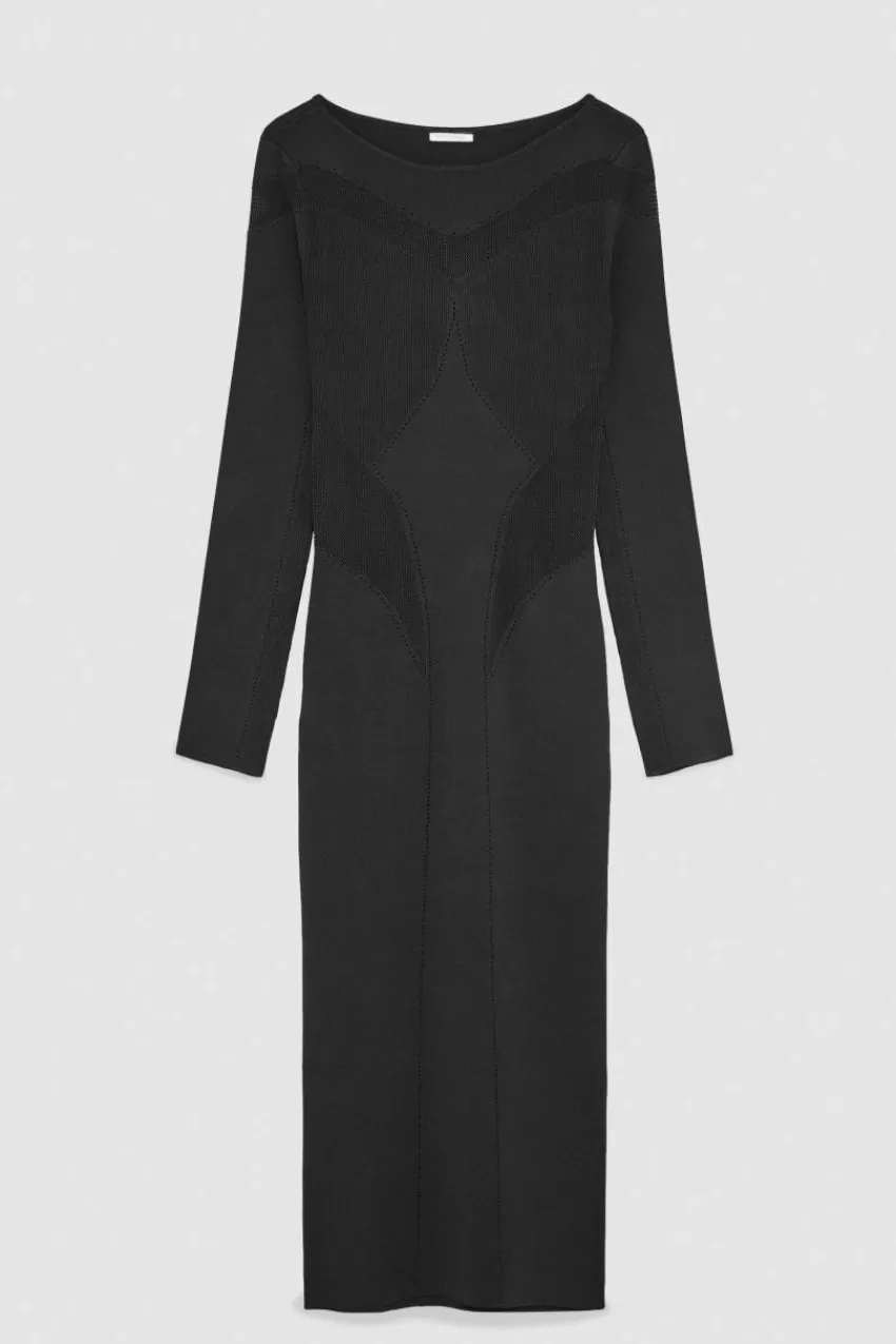 abito_midi_in_misto_viscosa_4.webp Patrizia Pepe Midi | In Maglia<Abito midi in misto viscosa