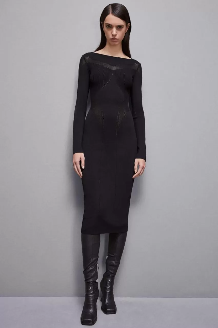 abito_midi_in_misto_viscosa_5.webp Patrizia Pepe Midi | In Maglia<Abito midi in misto viscosa