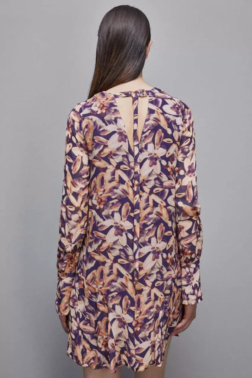 abito_mini_in_georgette_fantasia_2.webp Patrizia Pepe Mini<Abito mini in georgette fantasia