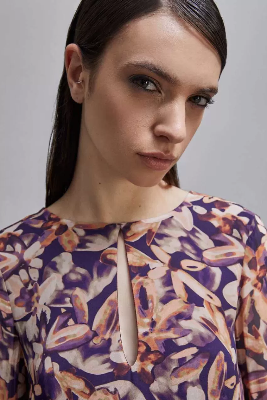 abito_mini_in_georgette_fantasia_3.webp Patrizia Pepe Mini<Abito mini in georgette fantasia