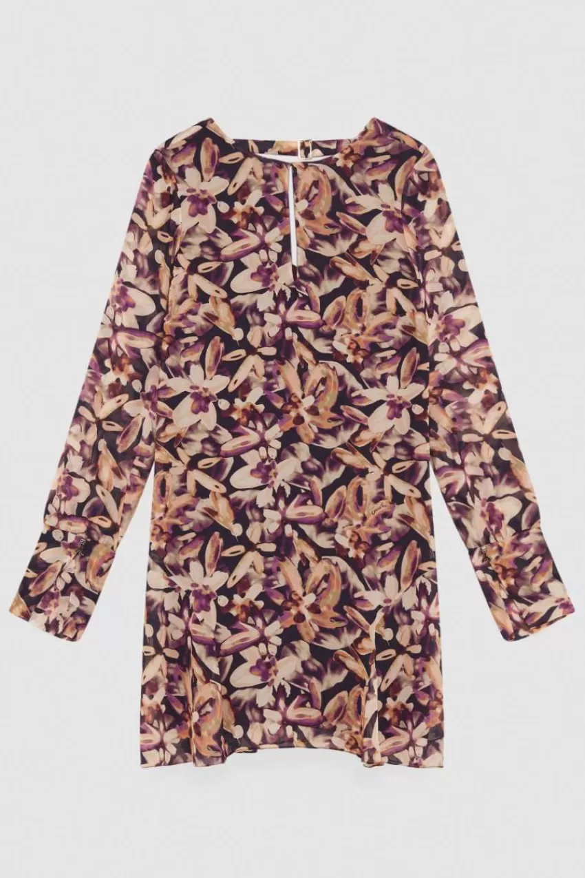 abito_mini_in_georgette_fantasia_4.webp Patrizia Pepe Mini<Abito mini in georgette fantasia