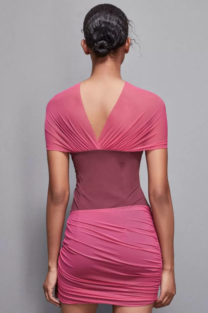 abito_mini_in_jersey_e_tulle_2.webp Patrizia Pepe Mini<Abito mini in jersey e tulle