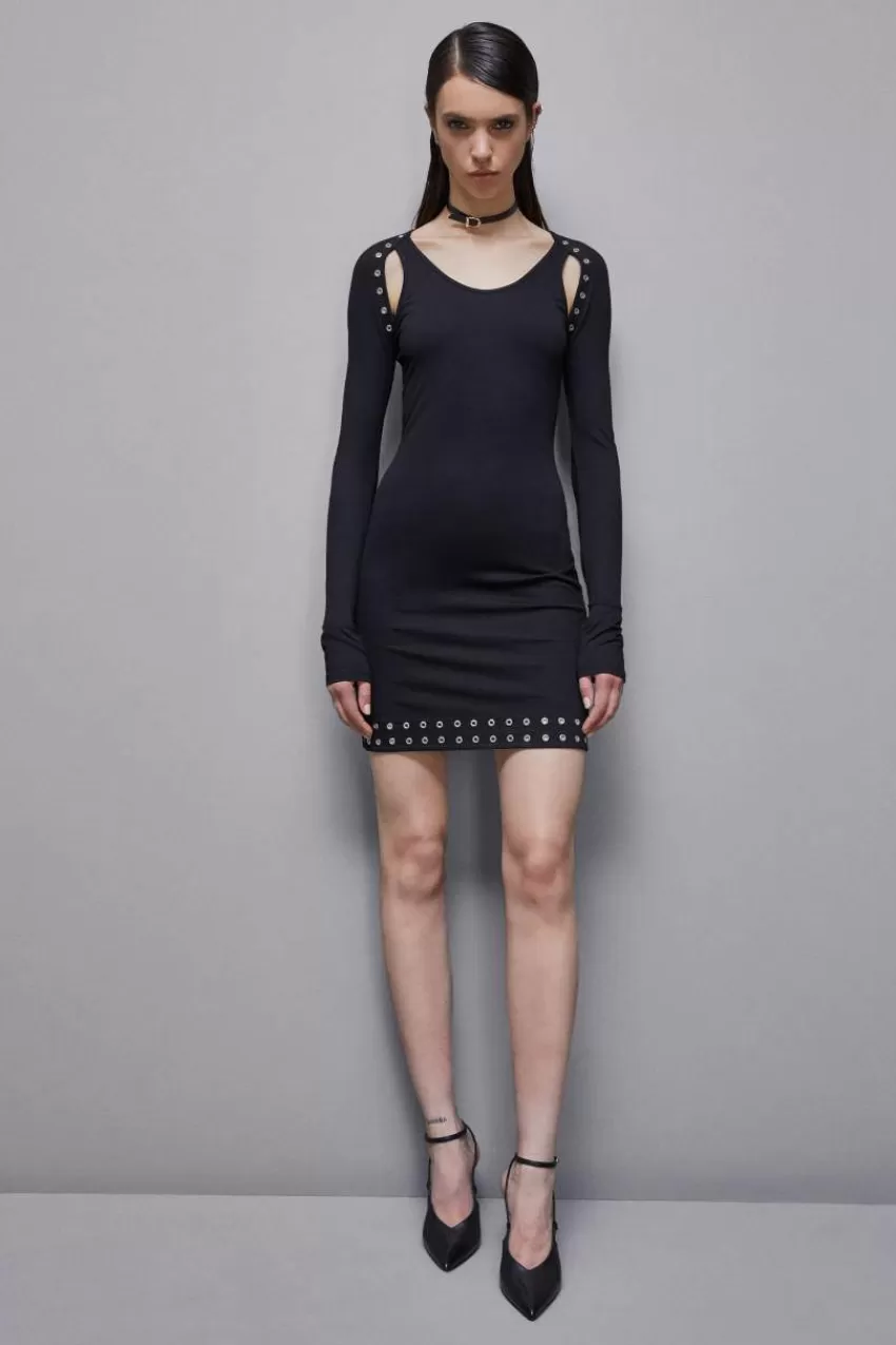 abito_mini_in_viscosa_5.webp Patrizia Pepe Mini<Abito mini in viscosa