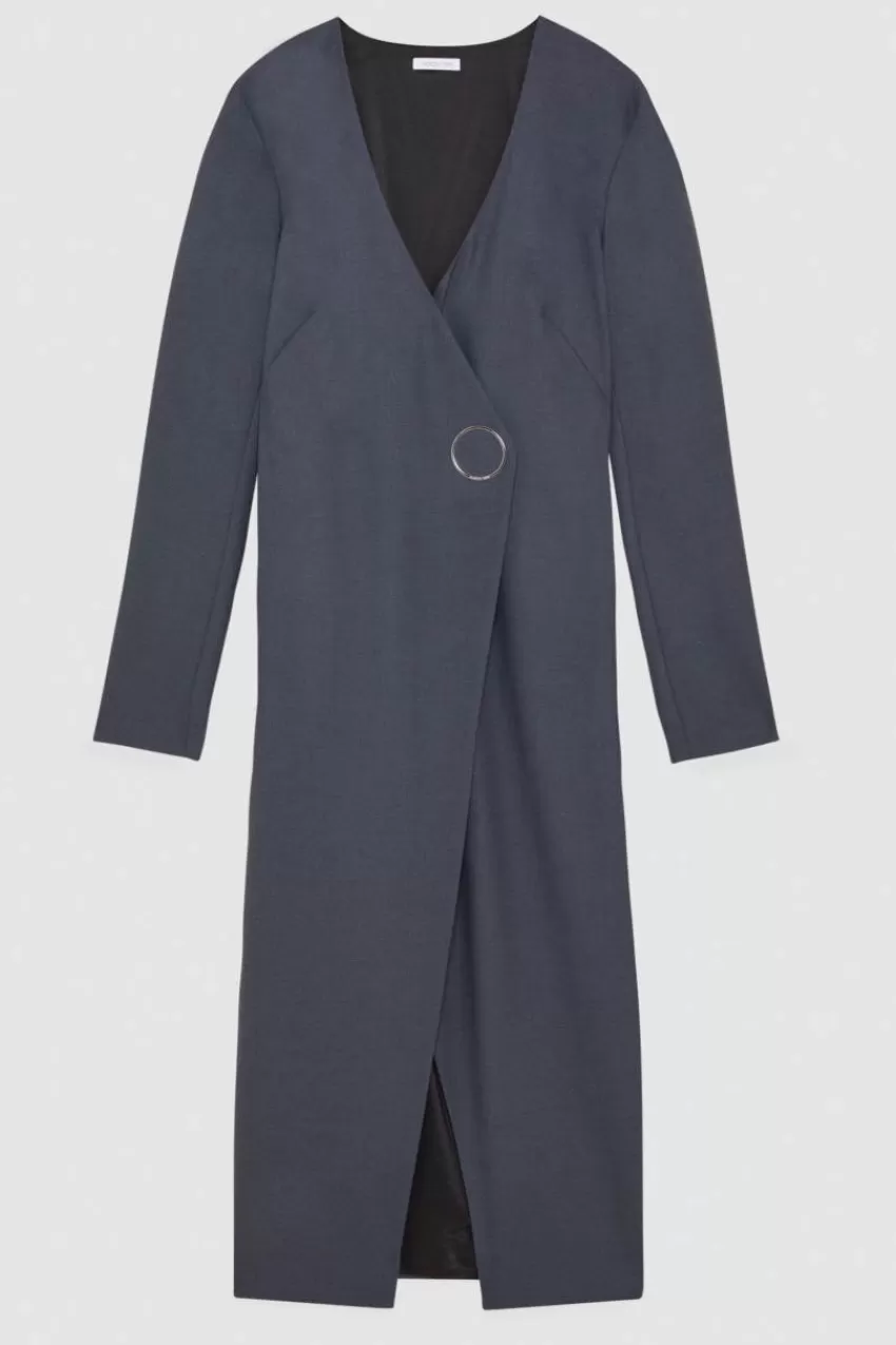 abito_slim_fit_in_lana_essential_4.webp Patrizia Pepe Midi<Abito slim fit in lana Essential