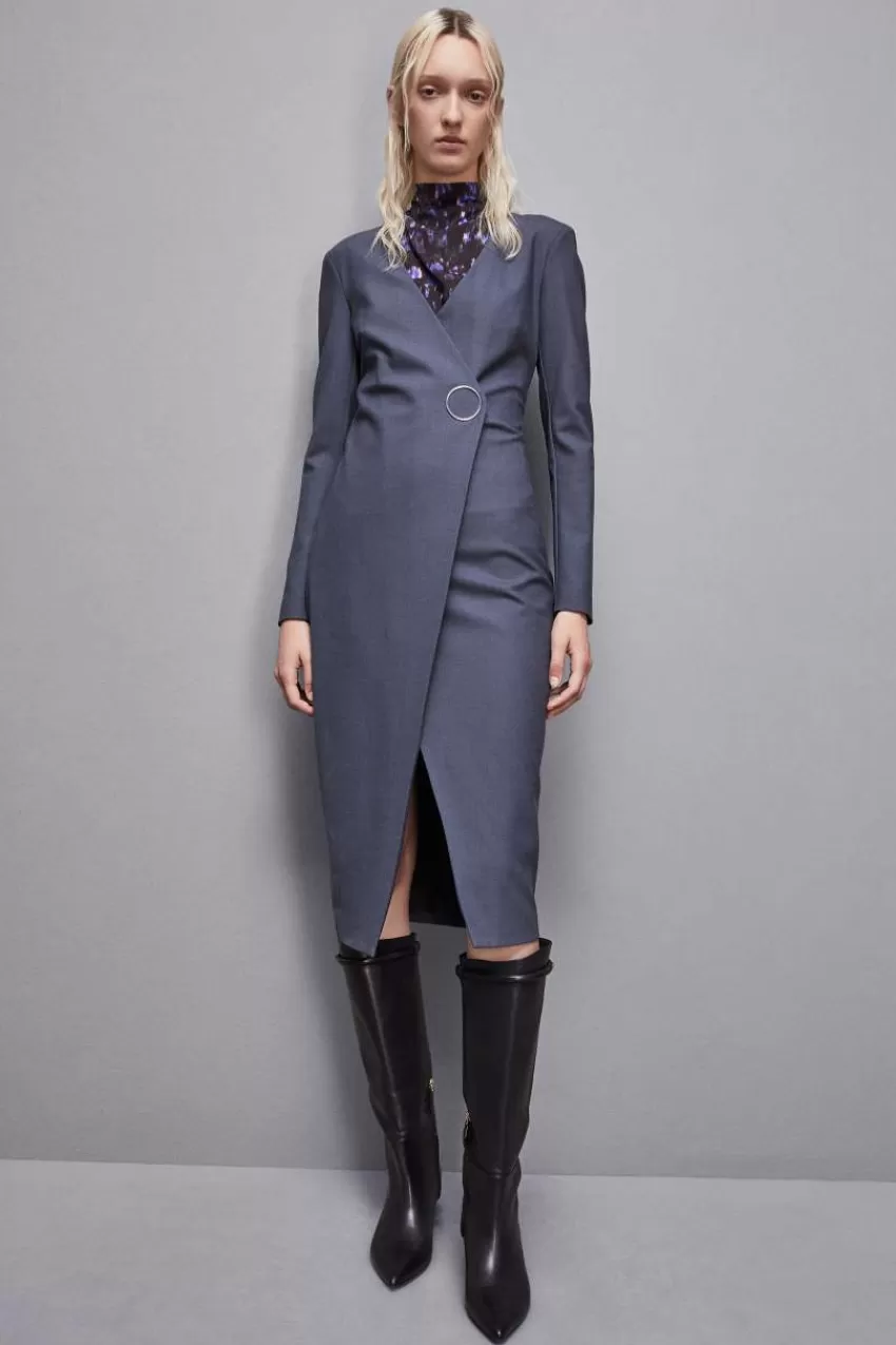 abito_slim_fit_in_lana_essential_5.webp Patrizia Pepe Midi<Abito slim fit in lana Essential