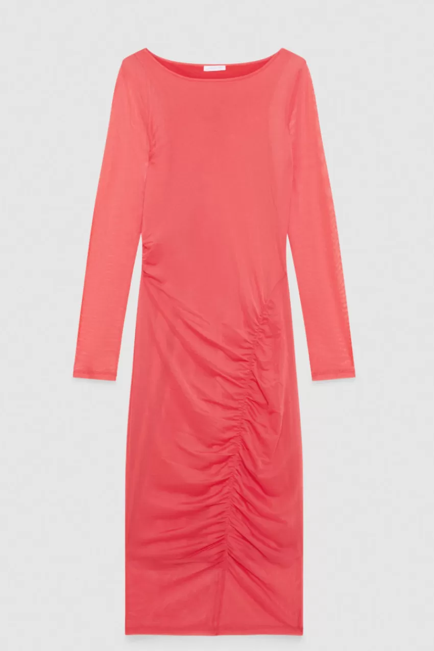 abito_stampato_in_tulle_stretch_4.webp Patrizia Pepe Midi<Abito stampato in tulle stretch