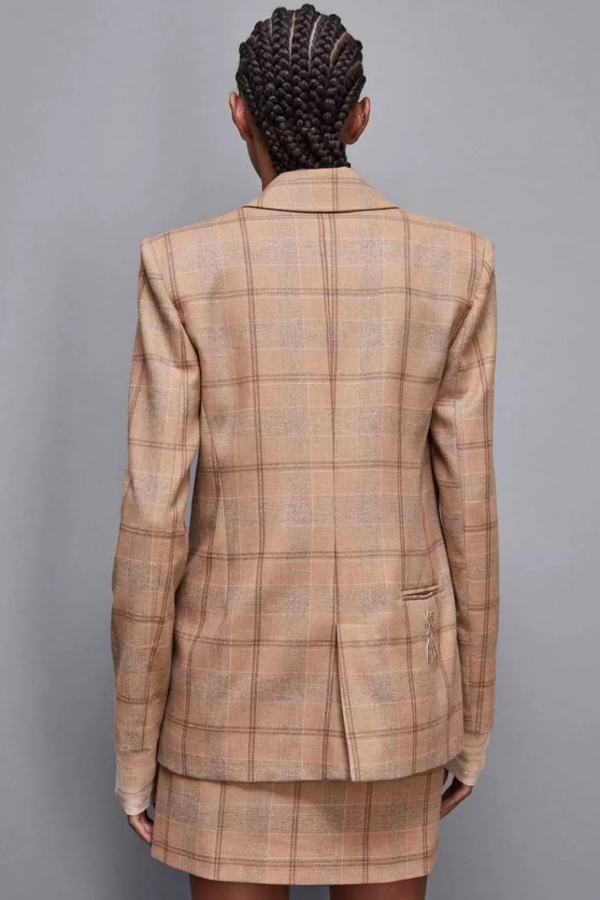 blazer_a_quadri_2.webp Patrizia Pepe Tailleur | Giacche<Blazer a quadri