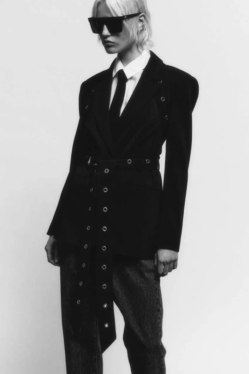 Patrizia Pepe Tailleur | Blazer<Blazer in crepe taglio maschile