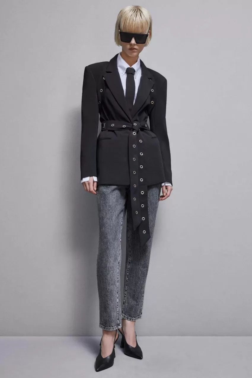 Patrizia Pepe Tailleur | Blazer<Blazer in crepe taglio maschile