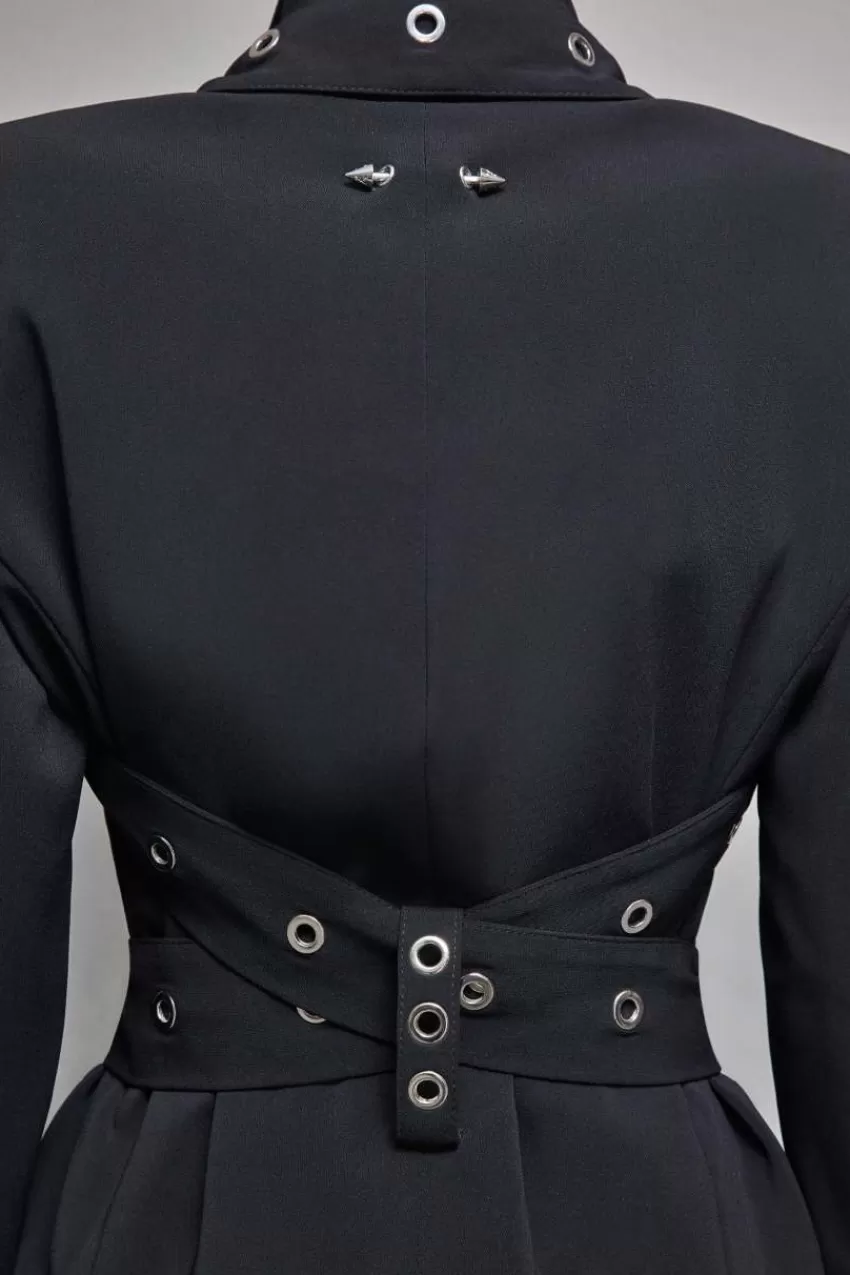 blazer_in_crepe_taglio_maschile_5.webp Patrizia Pepe Tailleur | Blazer<Blazer in crepe taglio maschile