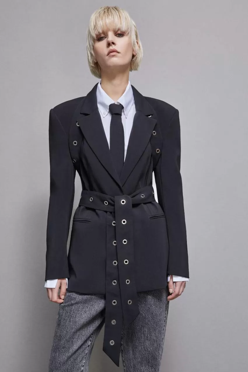 blazer_in_crepe_taglio_maschile_6.webp Patrizia Pepe Tailleur | Blazer<Blazer in crepe taglio maschile