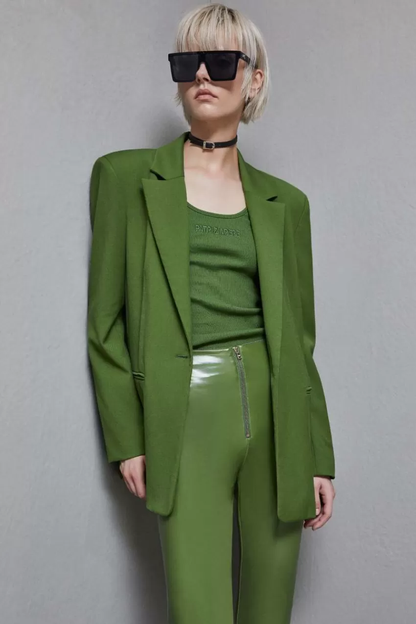 blazer_un_bottone_in_flanella_3.webp Patrizia Pepe Blazer<Blazer un bottone in flanella