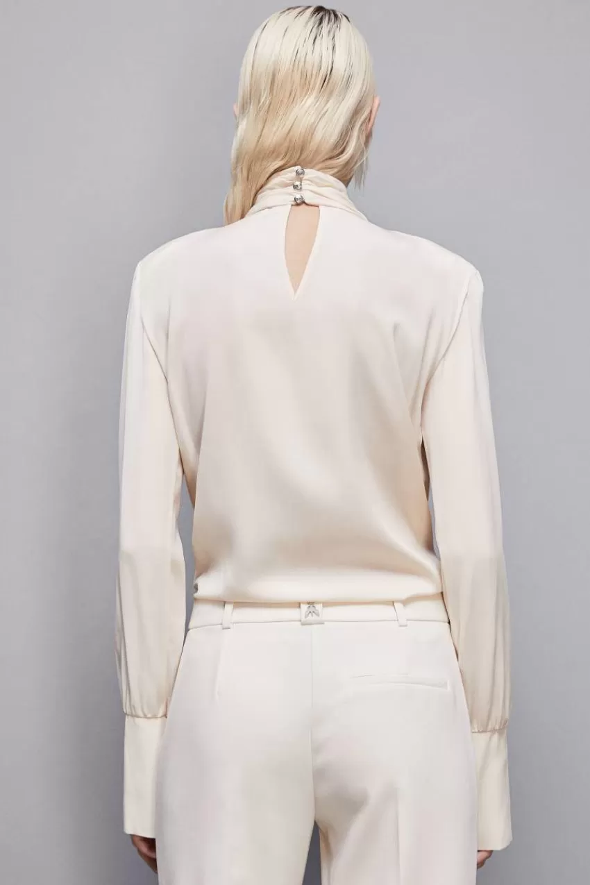 blusa_in_twill_di_viscosa_essential_2-1.webp Patrizia Pepe Bluse<Blusa in twill di viscosa "Essential"