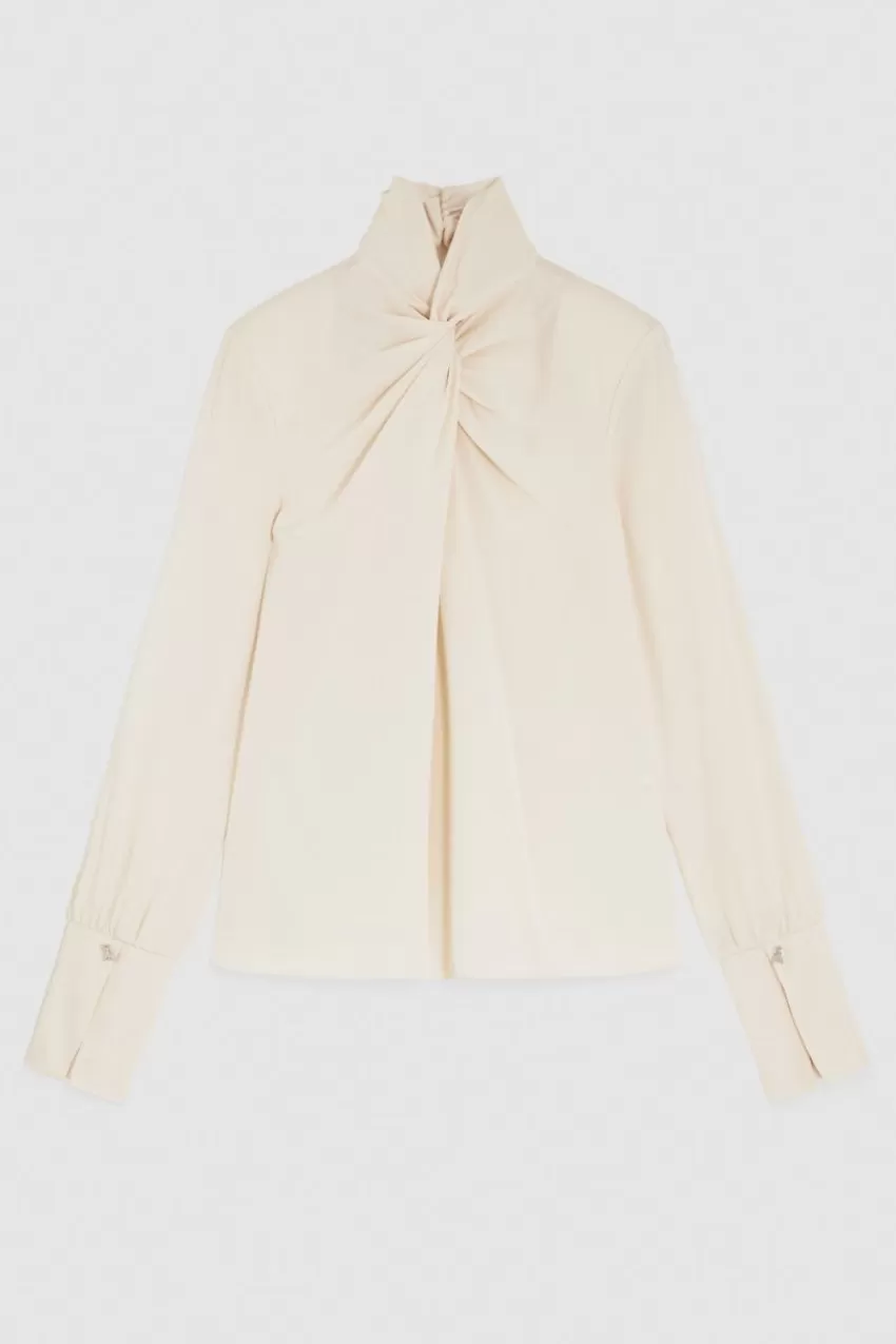 blusa_in_twill_di_viscosa_essential_4-1.webp Patrizia Pepe Bluse<Blusa in twill di viscosa "Essential"