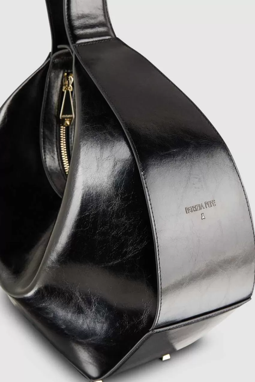 borsa_a_mano_bangle_bag_con_zip_3.webp Patrizia Pepe Bangle Bag | A Mano<Borsa a mano Bangle Bag con zip