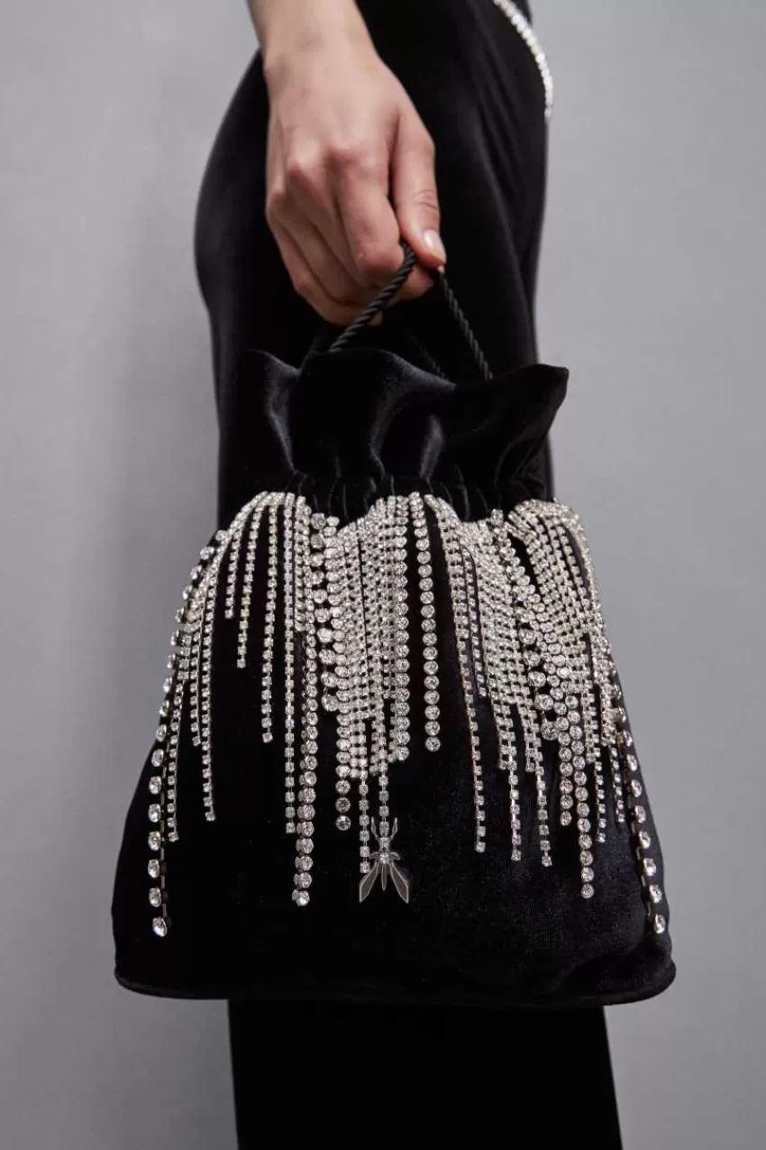 borsa_a_sacchetto_con_strass_5.webp Patrizia Pepe A Mano<Borsa a sacchetto con strass