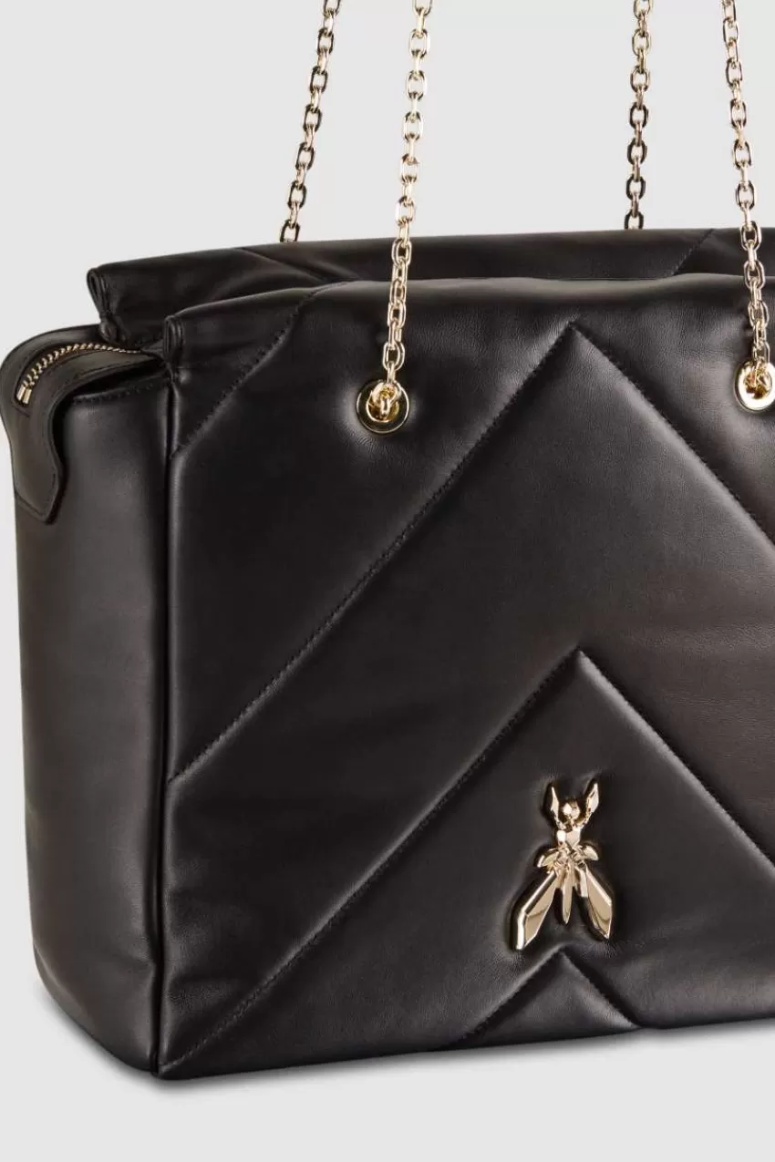 borsa_a_secchiello_in_pelle_con_zip_3.webp Patrizia Pepe Shopping<Borsa a secchiello in pelle con zip