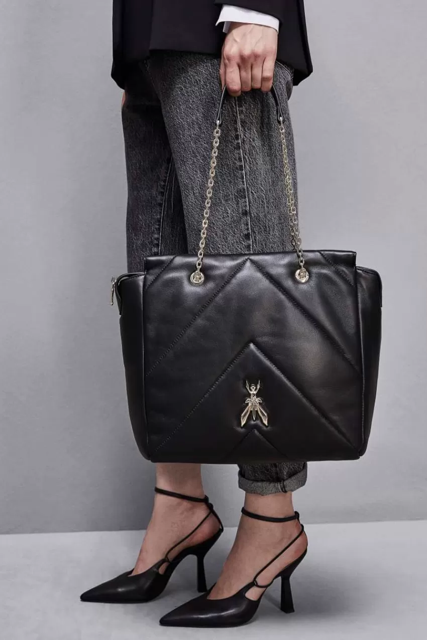 borsa_a_secchiello_in_pelle_con_zip_5.webp Patrizia Pepe Shopping<Borsa a secchiello in pelle con zip