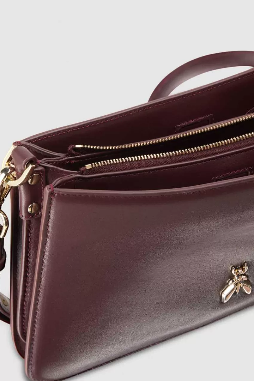 borsa_a_tracolla_con_manici_in_pelle_4.webp Patrizia Pepe Tracolla<Borsa a tracolla con manici in pelle