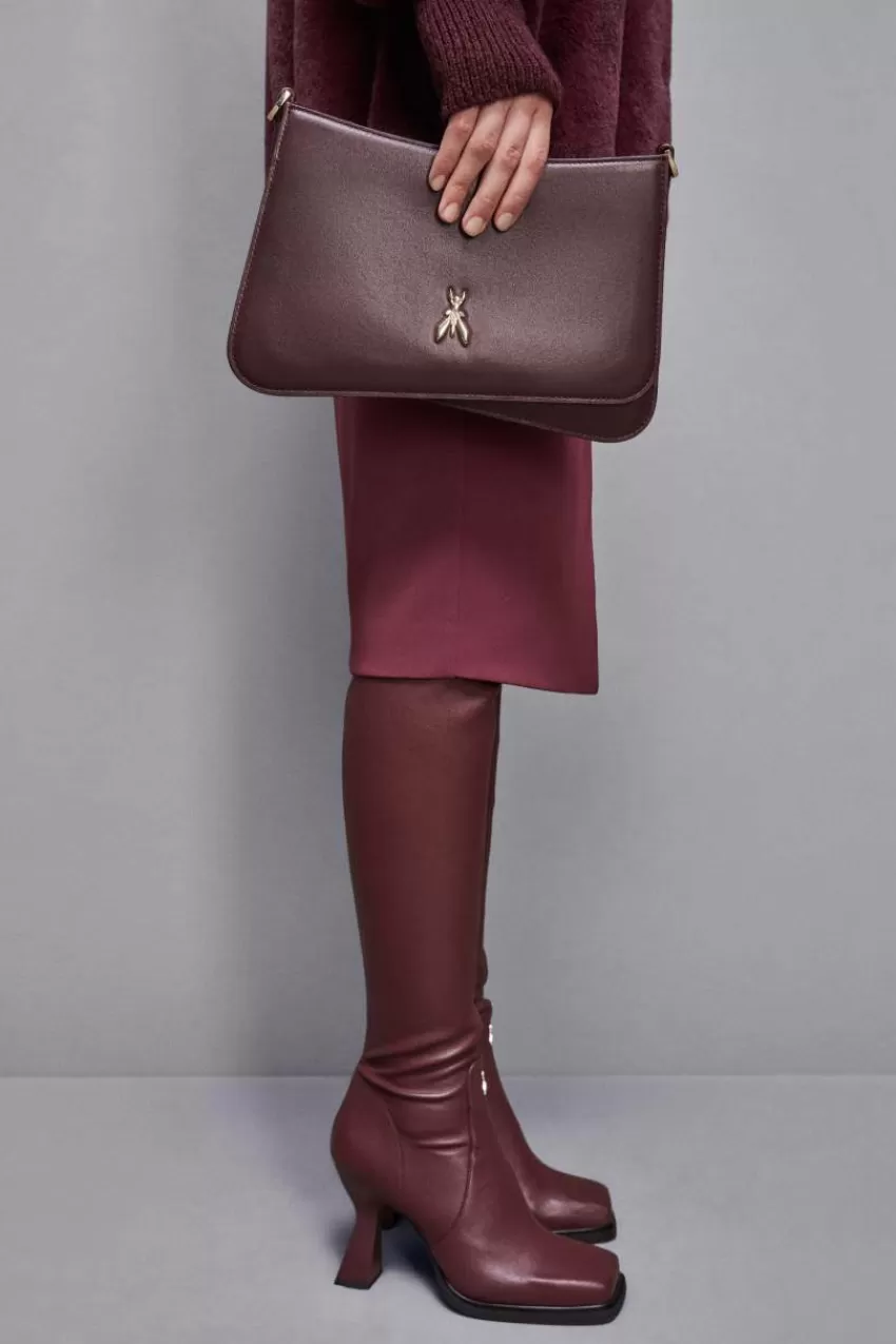 borsa_a_tracolla_con_manici_in_pelle_5.webp Patrizia Pepe Tracolla<Borsa a tracolla con manici in pelle