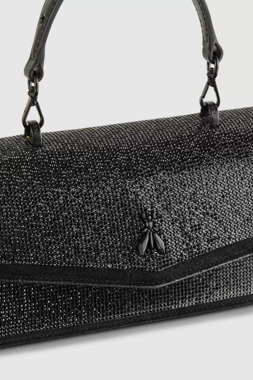 borsa_a_tracolla_fly_bamby_con_strass_3-1.webp Patrizia Pepe Fly Bamby Bag | A Mano<Borsa a tracolla Fly Bamby con strass