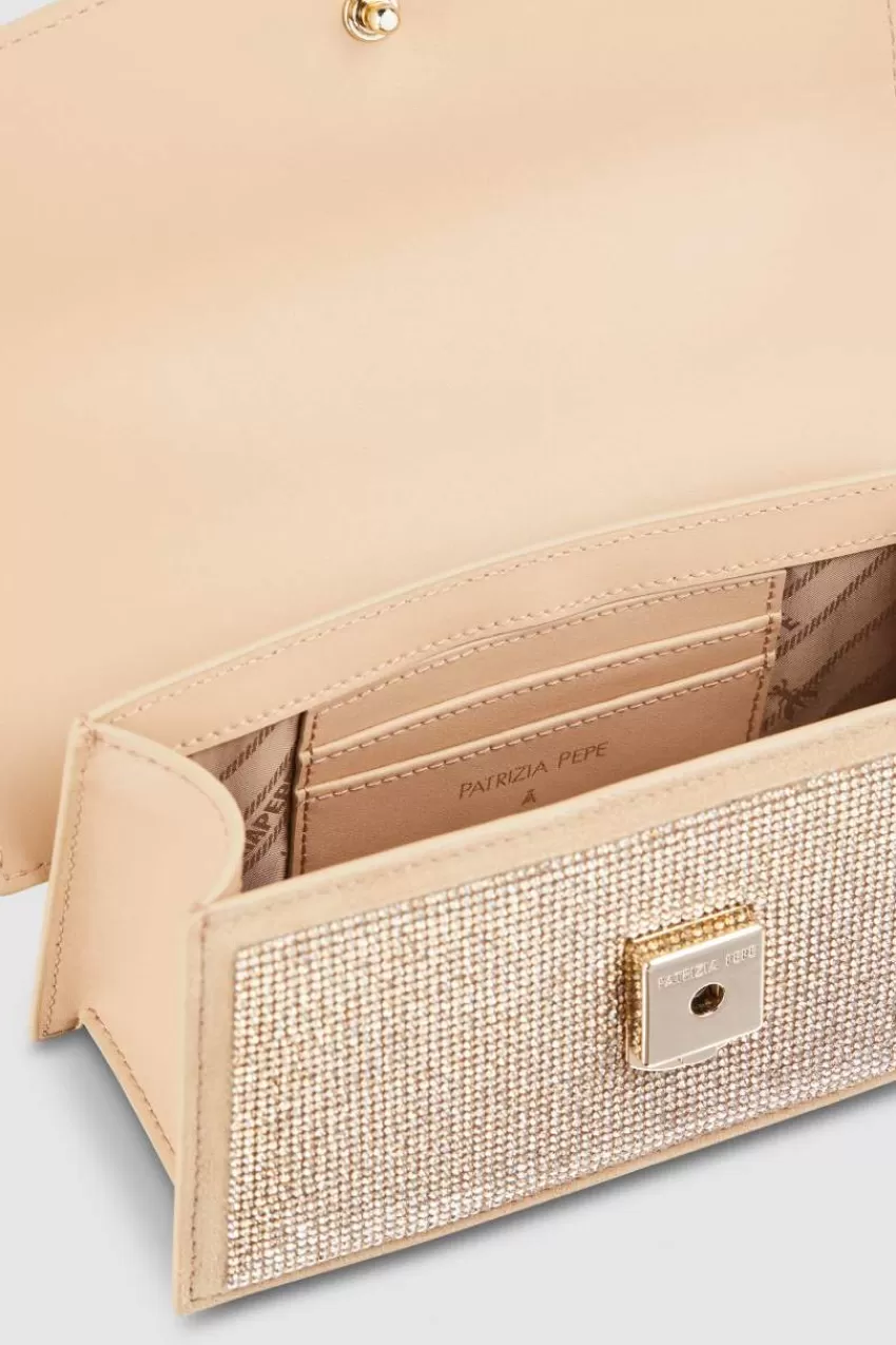 borsa_a_tracolla_fly_bamby_con_strass_4.webp Patrizia Pepe Fly Bamby Bag | A Mano<Borsa a tracolla Fly Bamby con strass