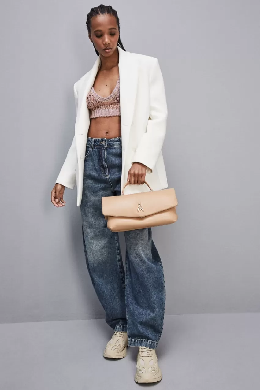 borsa_a_tracolla_fly_bamby_in_pelle_5-2.webp Patrizia Pepe Fly Bamby Bag | Tracolla<Borsa a tracolla Fly Bamby in pelle