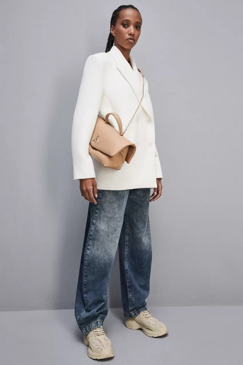 borsa_a_tracolla_fly_bamby_in_pelle_6-2.webp Patrizia Pepe Fly Bamby Bag | Tracolla<Borsa a tracolla Fly Bamby in pelle