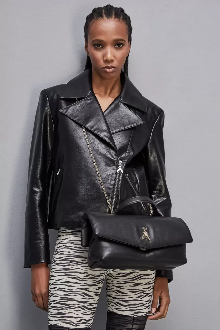 borsa_a_tracolla_fly_bamby_in_pelle_7-1.webp Patrizia Pepe Fly Bamby Bag | Tracolla<Borsa a tracolla Fly Bamby in pelle