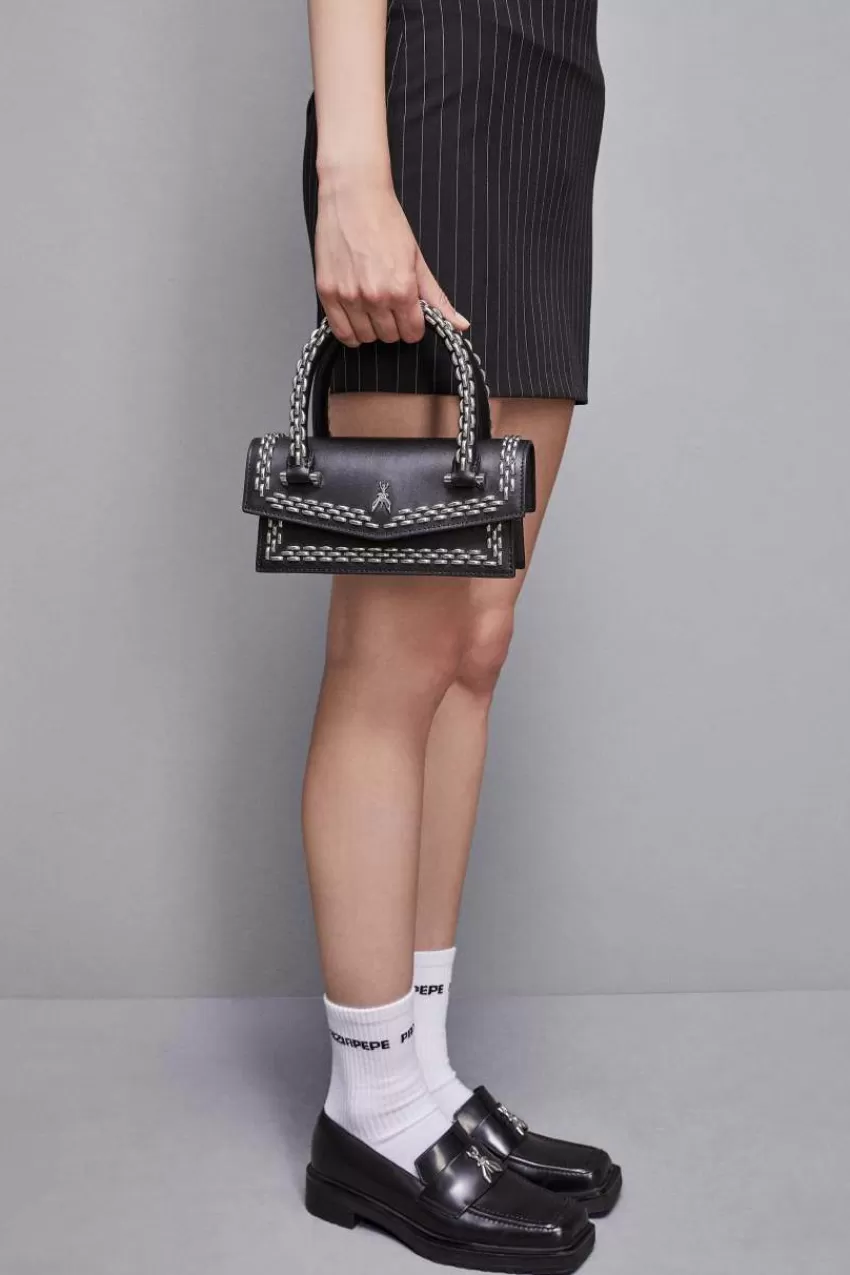 borsa_fly_bamby_con_tracolla_staccabile_6.webp Patrizia Pepe Fly Bamby Bag | A Mano<Borsa Fly Bamby con tracolla staccabile